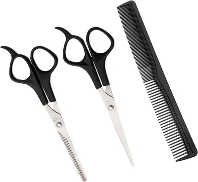 Produktbild von Friseurscheren-Set mit Kamm für Herren und Damen