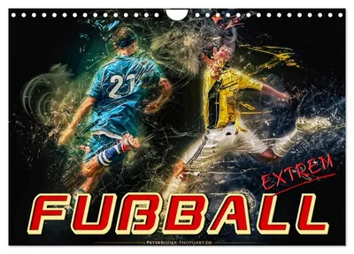 Produktbild von Fußball - extrem (Wandkalender 2027 DIN A4 quer), CALVENDO Monatskalender