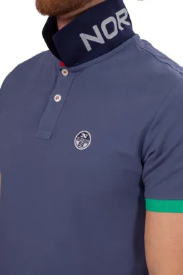 Immagine prodotto di NORTH SAILS - Polo uomo regular con dettagli colorblock - Taglia L