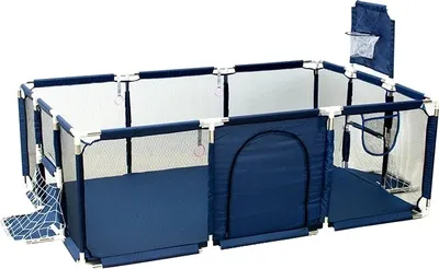 Produktbild von Babyspielplatz, Sichere Krabbelzone, Langlebiges Design, Blau