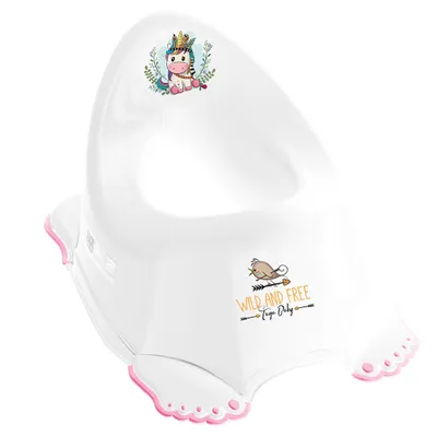 Produktbild von Tega Baby Rutschfestes Töpfchen Wild West weiß-unicorn-r