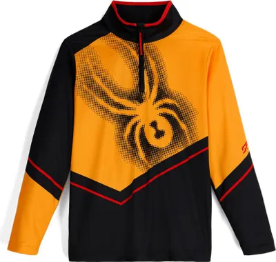 Produktbild von Spyder Ryder Halbreißverschluss-sweatshirt Orange 10-12 Years Jungen,Mädchen Orange 10-12 Years