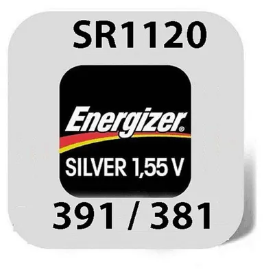 Produktbild von Energizer 381/391, Einwegbatterie, Siler-Oxid (S), 1,55 V, 1 Stück(e), 50 mAh, Silber