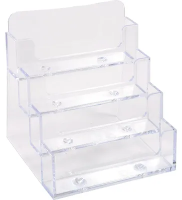 Obrázok produktu pre EXACOMPTA 71158D Puzdro na vizitky, 4 priehradky, číre