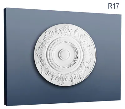 Produktbild von Orac Decor R17 LUXXUS Deckenrosette Stuck-Lampen-Rosette Blätter-Einrichtungs | 47 cm