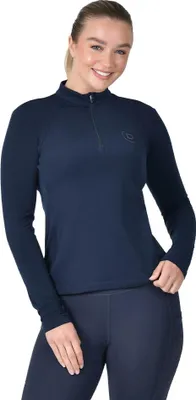 Produktbild von Dublin - Oberteil für Damen, angeraut, Reiten, Langärmlig WB2329 (42 DE) (Marine)