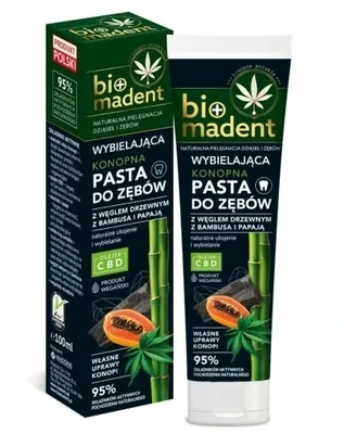 Obrázok produktu pre Pasta na zuby s dreveným uhlím a papajou, 100 ml