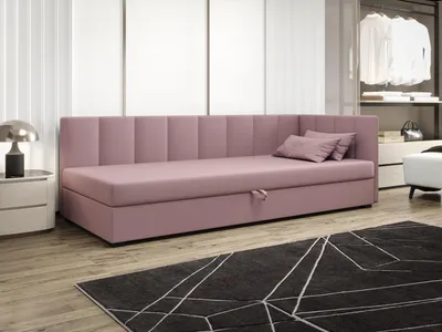 Obrázok produktu pre Jednolôžková posteľ 100x195 MANKA PLUS 1 - ružová