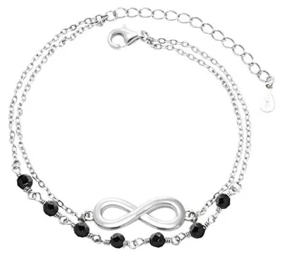 Immagine prodotto di Bracciale Infinity doppio in argento AGB751/21