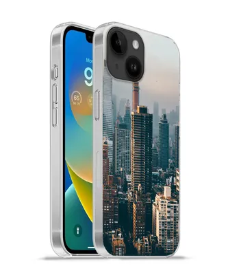 Produktbild von MuchoWow® Handyhülle Schutzhülle Hülle für Apple iPhone 14 - Softcase New York - Skyline - Amerika Silikon Softcase Handy Hülle - Mobiltelefonhülle
