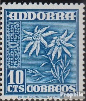 Produktbild von Briefmarken Andorra - Spanische Post 1951 Mi 54 postfrisch Symbole