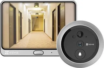 Immagine prodotto di Ezviz DP1C Videocitofono Spioncino Wifi con Display Nero Argento