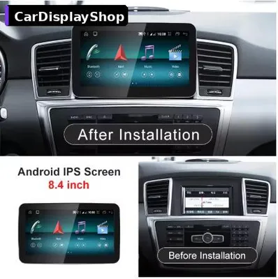 Produktbild von 8,4 Zoll Android 14 Display für Mercedes GL-Klasse X166 2012–2015 NTG 4.5 Snapdragon 685 8 GB/256 GB CarPlay & Android Auto