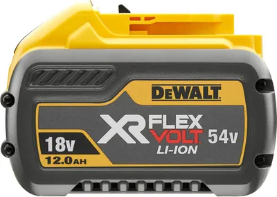 Produktbild von DeWALT Ersatz-Akku DCB548-XJ 54 bzw. 18 Volt/max. 12,0 Ah - sehr hohe Akku-Leistung von 216 Wh - kein Memory-Effekt & keine Selbstentladung