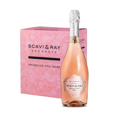 Produktbild von SCAVI und RAY Prosecco DOC Rose italienischer Schaumwein 750ml