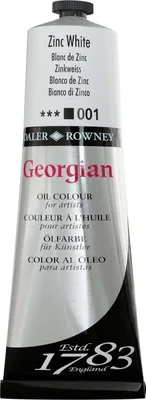 Zdjęcie produktu dla Daler Rowney Georgian Farba olejna Zinc White 225 ml 1 szt.