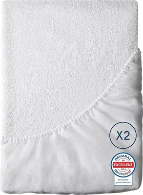 Productafbeelding van Famanu matrasbeschermer, waterdicht - 140 x 200 cm, gecertificeerd volgens ® en Bi-Ome®