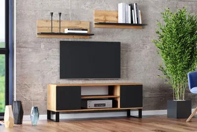 Produktbild von TV-Lowboard Focus, Stehendes Fernsehregal für das Wohnzimmer