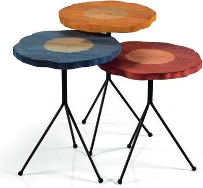 Produktbild von Set 3x Beistelltisch Designer Couchtisch Wohnzimmer tisch Tisch