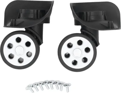 Immagine prodotto di Bagagli -Ruote universali Ammortizzatore silenzioso Sostituzione valigia Caster per viaggiare 2pcs