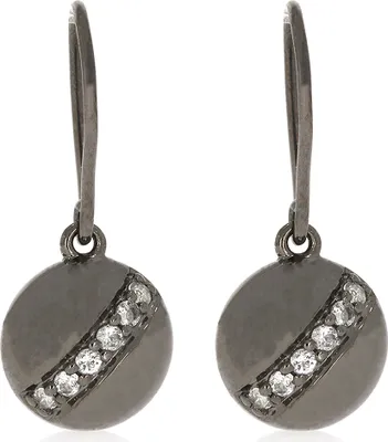 Produktbild von CB150519D18 Ohrhänger mit 12 Weißtopase ca. 0,26 ct. Black Rhodium XEN