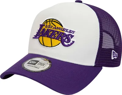 Produktbild von New Era Trucker Cap Los Angels Lakers lila/white