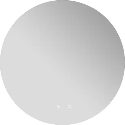 Produktbild von Ovaler rahmenloser Badezimmerspiegel mit LED-Licht - Ø 90 cm - ROMULA