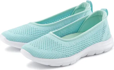 Produktbild von LASCANA Sneaker Ballerinas Halbschuh, Slip-On-Sneaker, mint Größe 39
