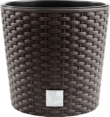 Obrázok produktu pre Kvetináč RATO ROUND + záloha, 25 cm - umbra