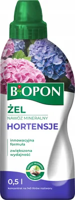 Zdjęcie produktu dla Nawóz mineralny dla hortensji - Biopon 0,5l
