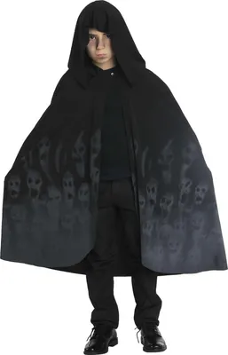 Produktbild von Ghostcape Umhang Halloween, Größe:128