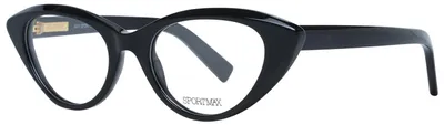 Produktbild von Sportmax SM5002 Brillenfassung Damen Azetat schwarz 52-19-140