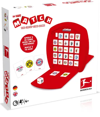 Produktbild von Top Trumps Match Bundesliga Würfelspiel Kinderspiel Spiel Gesellschaftsspiel