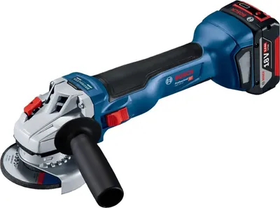 Zdjęcie produktu dla Bosch GWS 18V-10 Professional, 9000 RPM, 12,5 cm, Bateria, 2,1 kg, Silnik bezszczotkowy