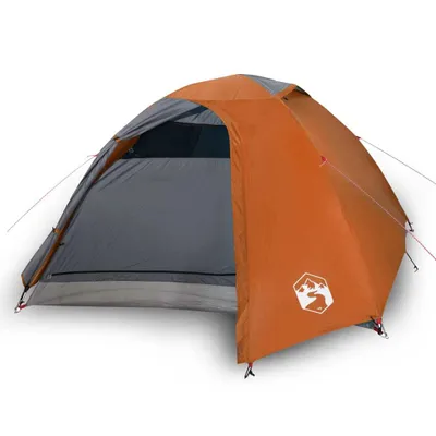 Immagine prodotto di Tenda da Campeggio a Cupola 4 Persone Grigio e Arancione