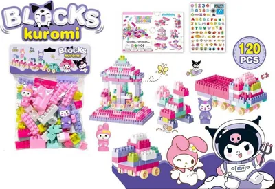 Immagine prodotto di Blocchi Da Costruzione Per Bambini, 120 Pezzi - Set Con Personaggi