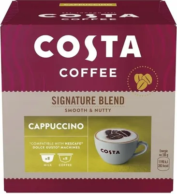 Produktbild von Costa Coffee Signature Blend Kapseln, kompatibel mit Dolce Gusto CAPPUCCINO 16 Kapseln