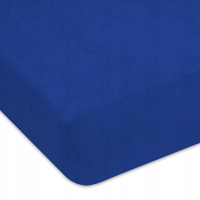 Produktbild von Designpremium Frottee Spannbettlaken 80x180 cm Blau