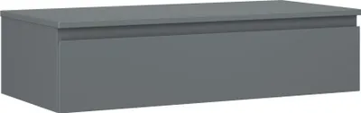 Produktbild von Mexen Orio Badezimmerunterschrank 100 cm mit Platte, 1 Schublade, Graphit Matt - 91A10-10023-1-BFC66