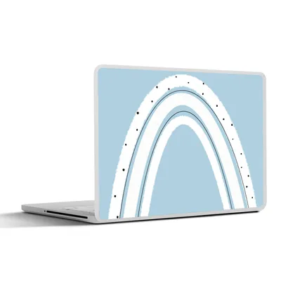 Produktbild von MuchoWow® Laptop Aufkleber Sticker Cover Regenbogen - Abstrakt - Pastell 30x22 cm - Laptop-Sticker