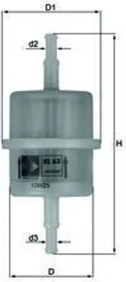 Produktbild von Kraftstofffilter KNECHT KL 63 OF