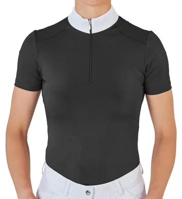 Produktbild von BUSSE Turnier-Shirt Damen Kurzarm Zamora Schwarz L