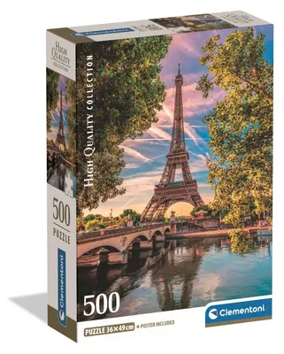 Produktbild von CLEMENTONI Puzzle 500 Compact Entlang der Seine 35598