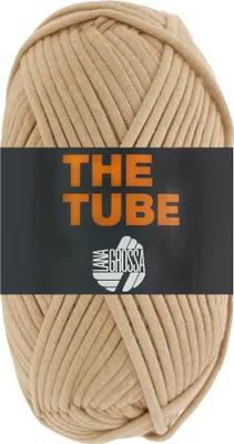 Produktbild von Lana Grossa THE TUBE 200 g gefülltes Schlauchgarn (Ø ca. 4-5 mm), Farbe:017 - Beige