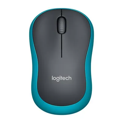 Produktbild von Logitech M185, Beidhändig, Optisch, RF Wireless, 1000 DPI, Blau