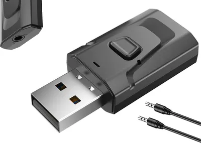 Obrázek produktu pro USB Bluetooth 5.0 Adaptér 4 v 1, bezdrátový stereo audio vysílač a přijímač
