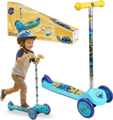 Produktbild von DISNEY Stitch 3-Rad-Roller für Kinder, Balance-Scooter, rutschfest, klappbar, bis 20 kg