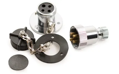 Produktbild von Borddurchlass 4-polig 10 Ampere, Stecker & Kupplung für Boote
