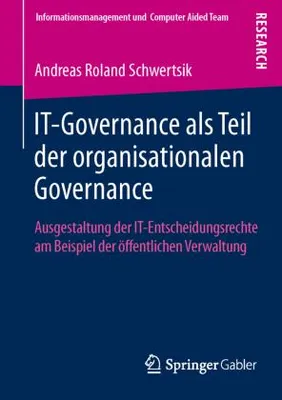 Produktbild von IT-Governance als Teil der organisationalen Governance