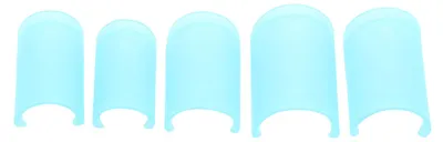 Immagine prodotto di Protezione a 5 pezzi per membrana di flauto Accessori in ABS per strumenti tradizionali cinesi DM-01Blu